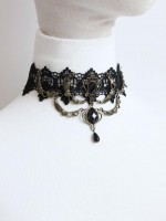 Gothic Punk Lace Choker