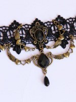 Gothic Punk Lace Choker