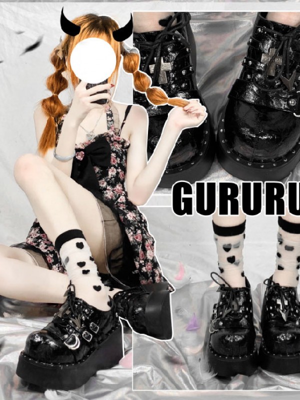 Gururu - Nurse of Hell Lolita Shoes Gururu - Nurse of Hell Lolita Shoes