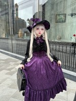 【Halloween style】Long SKIRT~Gothic lolita daily Skirt 【Halloween style】Long SKIRT~Gothic lolita daily Skirt