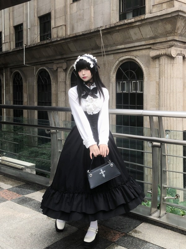 【Halloween style】Long SKIRT~Gothic lolita daily Skirt 【Halloween style】Long SKIRT~Gothic lolita daily Skirt