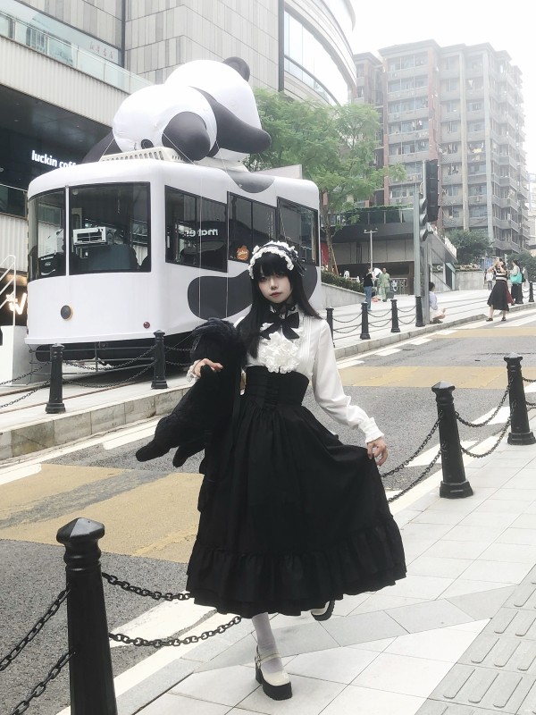 【Halloween style】Long SKIRT~Gothic lolita daily Skirt 【Halloween style】Long SKIRT~Gothic lolita daily Skirt