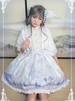 Haunted Night Snow Woman Classic Lolita Jumperskirt