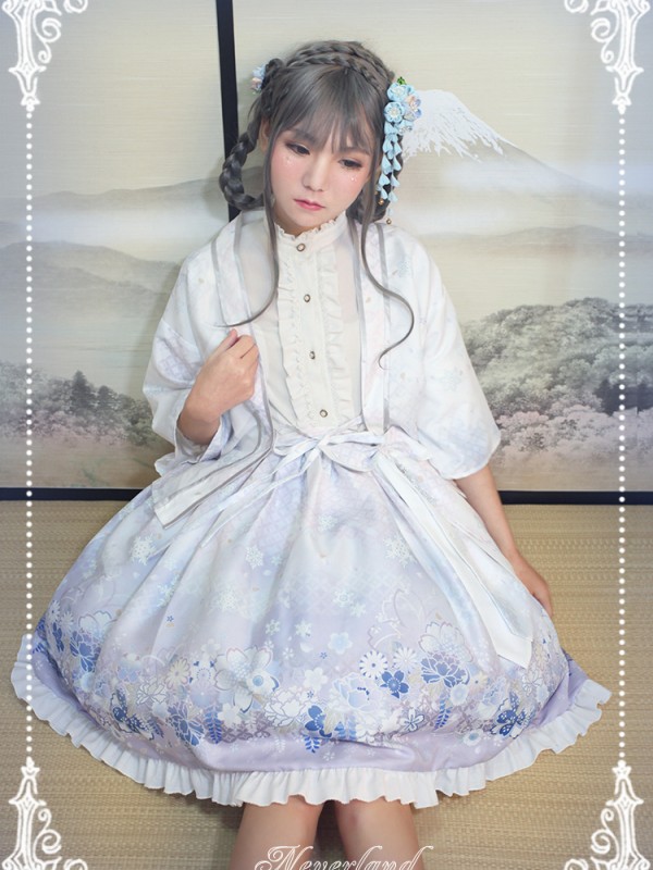 Haunted Night Snow Woman Classic Lolita Jumperskirt