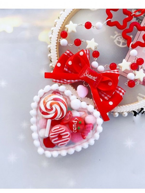 Heart Star Sweet Lolita Necklace