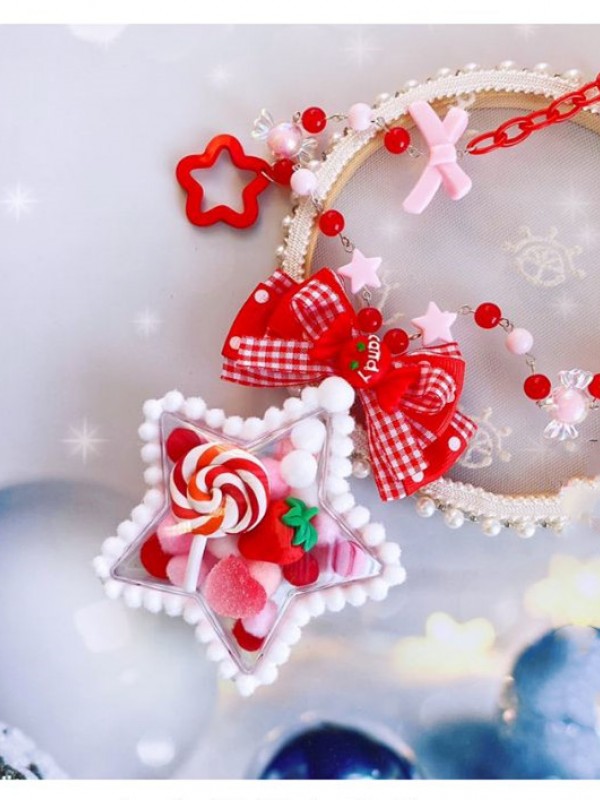 Heart Star Sweet Lolita Necklace