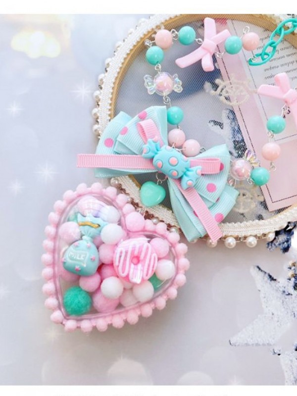 Heart Star Sweet Lolita Necklace