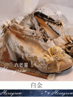 Hexagram - Stars and Moon Lolita Shoes Hexagram - Stars and Moon Lolita Shoes