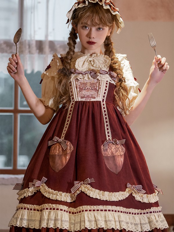 Honey Machine - Little Acorns Jumperskirt Type 1 Honey Machine - Little Acorns Jumperskirt Type 1