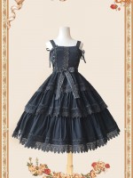 INFANTA Three Section Cake Tree JSK Autumn Dress INFANTA Three Section Cake Tree JSK Autumn Dress