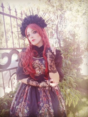 Rococo Story Retro Palace Print JSK Lolita Jumperskirt