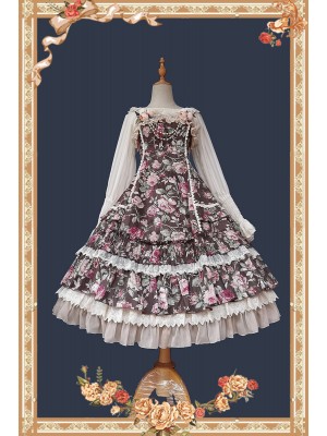 Infanta - Rose Wall Elegant Jumperskirt 