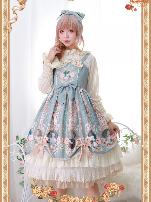 INFANTA * Portrait of a Little Lady * JSK Vintage Elegant Lolita Dress INFANTA * Portrait of a Little Lady * JSK Vintage Elegant Lolita Dress
