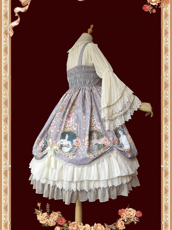 INFANTA * Portrait of a Little Lady * JSK Vintage Elegant Lolita Dress INFANTA * Portrait of a Little Lady * JSK Vintage Elegant Lolita Dress
