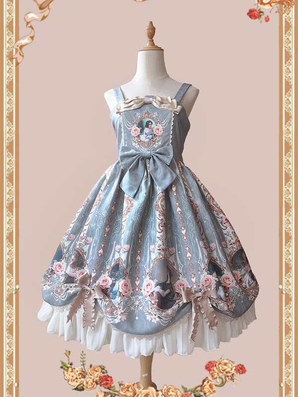 INFANTA * Portrait of a Little Lady * JSK Vintage Elegant Lolita Dress INFANTA * Portrait of a Little Lady * JSK Vintage Elegant Lolita Dress