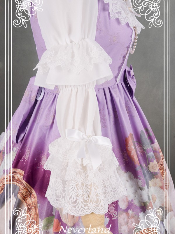 Kitty Courtyard Detachable Sleeve One-piece Kitty Courtyard Detachable Sleeve One-piece