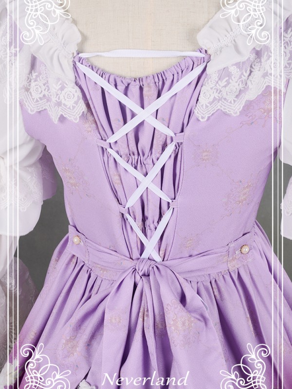 Kitty Courtyard Detachable Sleeve One-piece Kitty Courtyard Detachable Sleeve One-piece