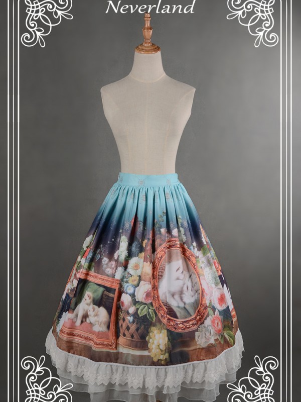 Kitty Courtyard Normal Waist Skirt Kitty Courtyard Normal Waist Skirt