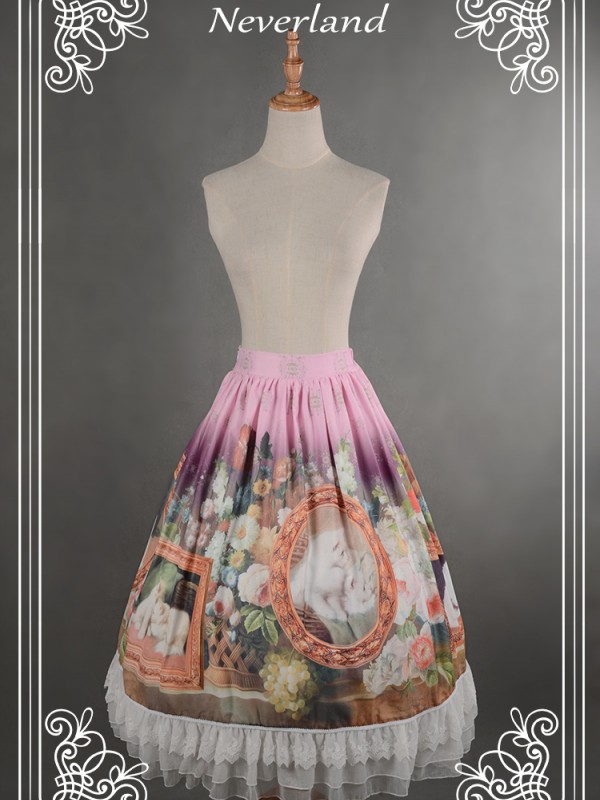 Kitty Courtyard Normal Waist Skirt Kitty Courtyard Normal Waist Skirt