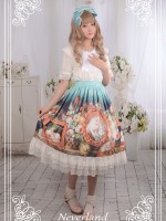 Kitty Courtyard Normal Waist Skirt