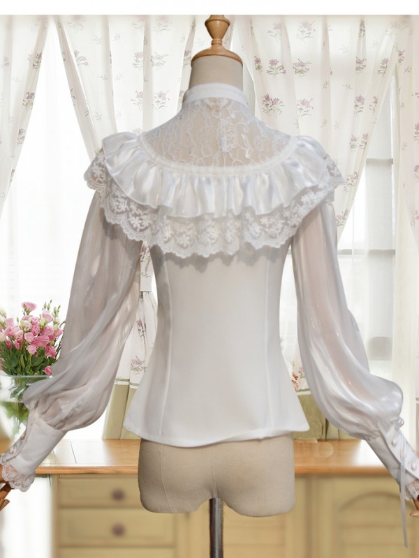La Traviata Retro Long Sleeve Blouse La Traviata Retro Long Sleeve Blouse