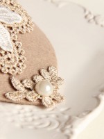Lace Butterfly Pearl Lady Mini Top Hat Lace Butterfly Pearl Lady Mini Top Hat
