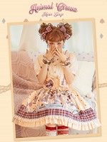 Line Ball Cat - Animal Circus Suspender Skirt Line Ball Cat - Animal Circus Suspender Skirt