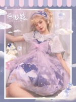 Line Ball Cat - Xiangbobo Jumperskirt Line Ball Cat - Xiangbobo Jumperskirt