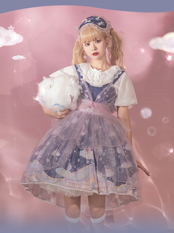 Line Ball Cat - Xiangbobo Jumperskirt Line Ball Cat - Xiangbobo Jumperskirt