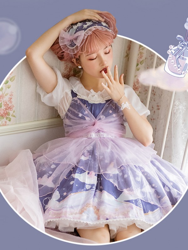 Line Ball Cat - Xiangbobo Jumperskirt Line Ball Cat - Xiangbobo Jumperskirt