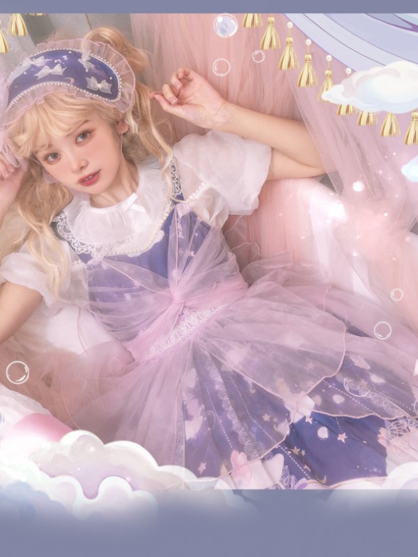 Line Ball Cat - Xiangbobo Jumperskirt Line Ball Cat - Xiangbobo Jumperskirt