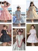 【Little Ice Cream】~Pure color lolita skirt~Summer One-piece 【Little Ice Cream】~Pure color lolita skirt~Summer One-piece
