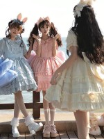 【Little Ice Cream】~Pure color lolita skirt~Summer One-piece 【Little Ice Cream】~Pure color lolita skirt~Summer One-piece