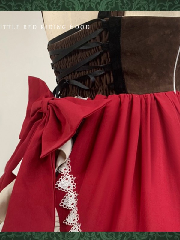Little Red Riding Hood Full Set Jumperskirt Little Red Riding Hood Full Set Jumperskirt