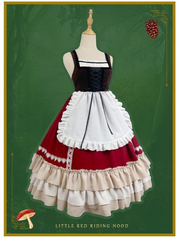 Little Red Riding Hood Full Set Jumperskirt Little Red Riding Hood Full Set Jumperskirt