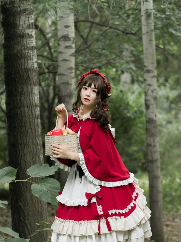 Little Red Riding Hood Full Set Jumperskirt Little Red Riding Hood Full Set Jumperskirt