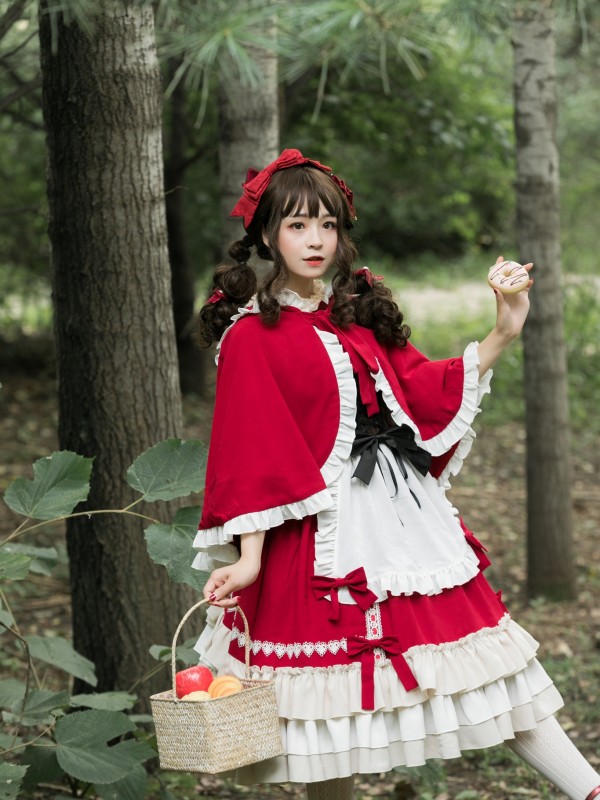 Little Red Riding Hood Full Set Jumperskirt Little Red Riding Hood Full Set Jumperskirt
