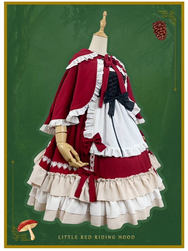 Little Red Riding Hood Full Set Jumperskirt Little Red Riding Hood Full Set Jumperskirt