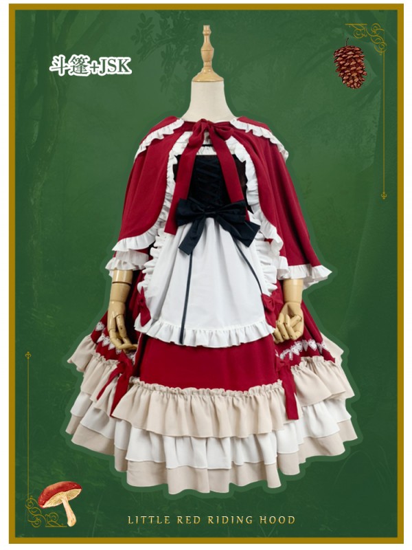 Little Red Riding Hood Full Set Jumperskirt Little Red Riding Hood Full Set Jumperskirt