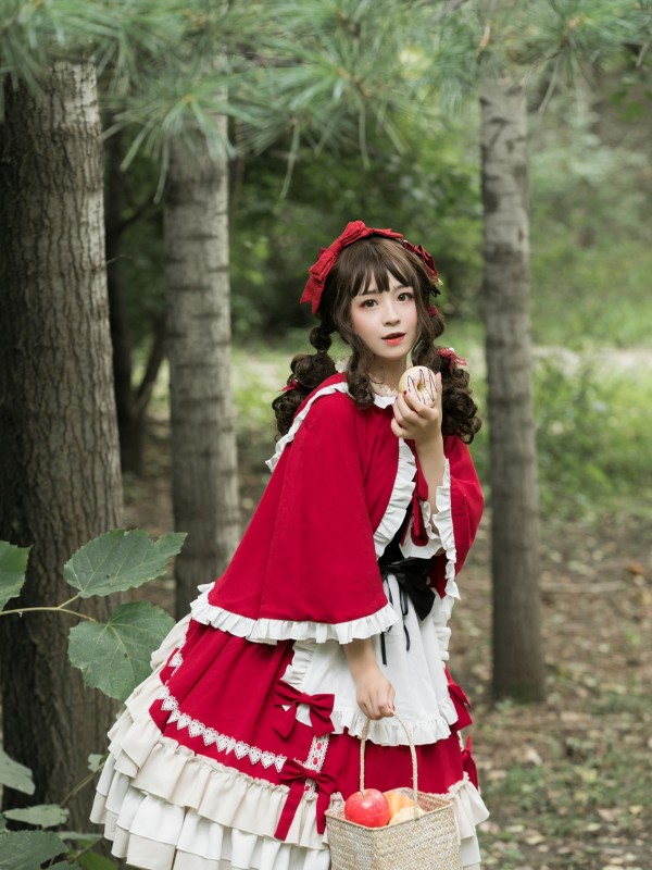 Little Red Riding Hood Full Set Jumperskirt Little Red Riding Hood Full Set Jumperskirt