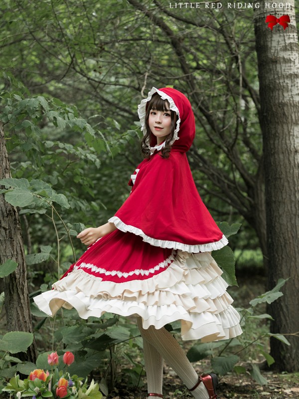 Little Red Riding Hood Full Set Jumperskirt Little Red Riding Hood Full Set Jumperskirt