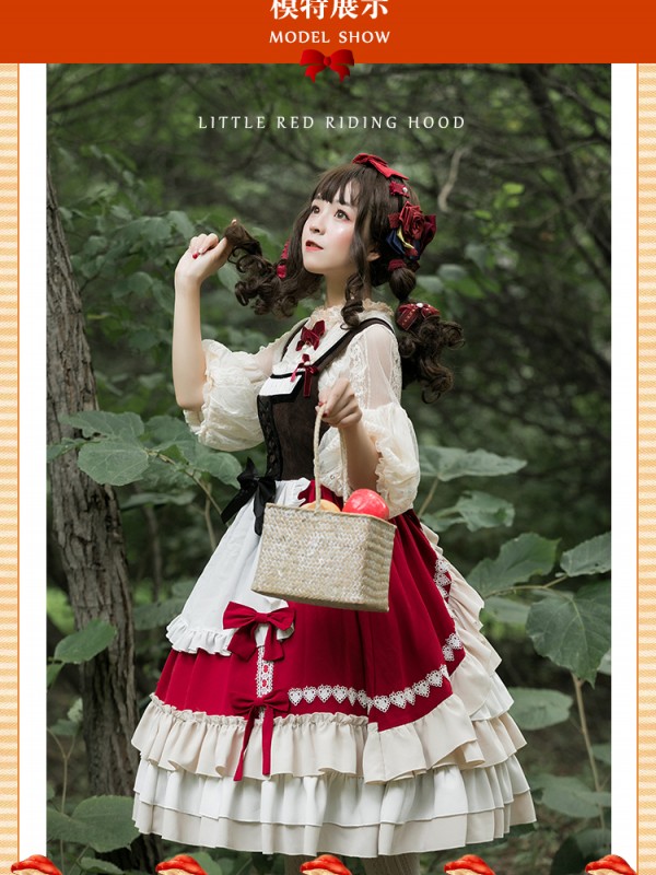 Little Red Riding Hood Full Set Jumperskirt Little Red Riding Hood Full Set Jumperskirt