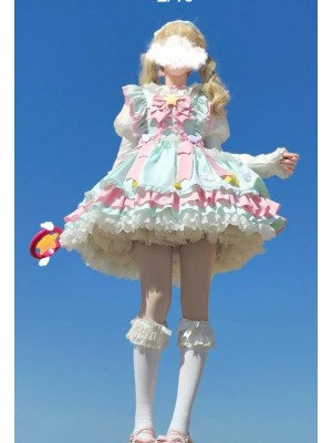[Little Star Wing] ~ Sweet Lolita jumperskirt~summer~green