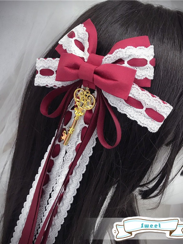 Long Ribbon Hair Clip Long Ribbon Hair Clip