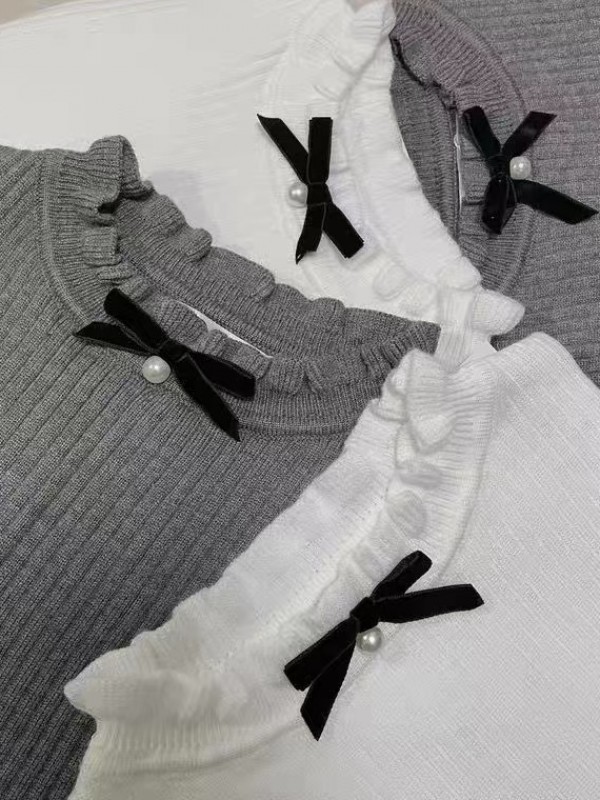 Long sleeved knitted lace collar lining Long sleeved knitted lace collar lining