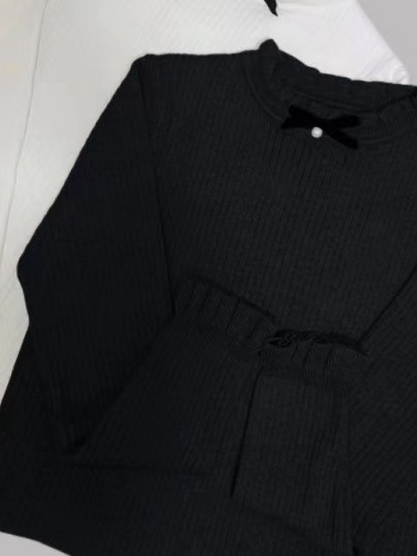 Long sleeved knitted lace collar lining Long sleeved knitted lace collar lining