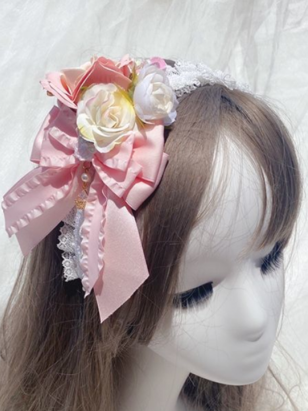 Lovely Floral Lace Bowknot KC Lovely Floral Lace Bowknot KC