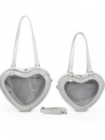 Uniform PU Heart-shaped Shoulder Bag Uniform PU Heart-shaped Shoulder Bag