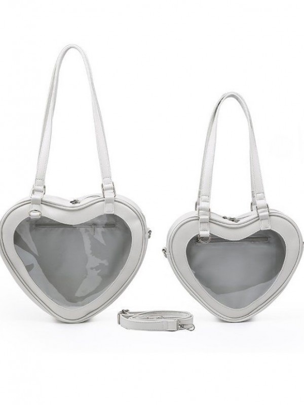 Uniform PU Heart-shaped Shoulder Bag Uniform PU Heart-shaped Shoulder Bag