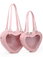 Uniform PU Heart-shaped Shoulder Bag Uniform PU Heart-shaped Shoulder Bag
